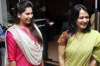 Upasna and Amala at Unspoken Harmony Launch Photos
